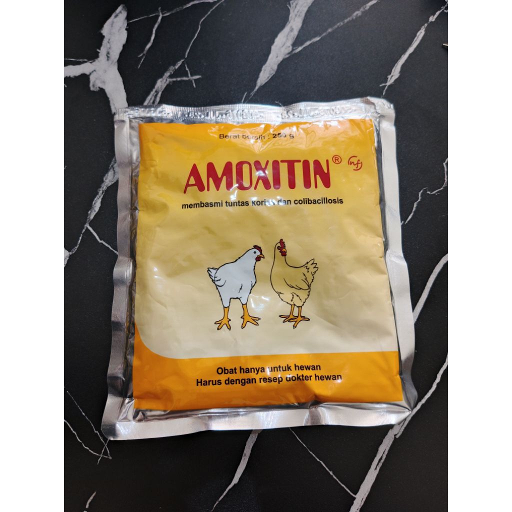 AMOXITIN 250 gr - membasmi tuntas korisa dan colibacillosis