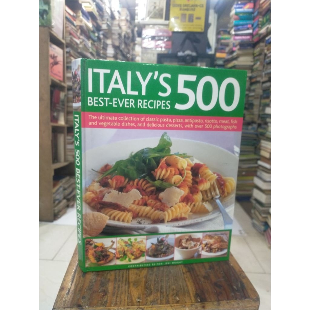 italy's 500 best ever recipes - buku resep masakan - masakan Italy