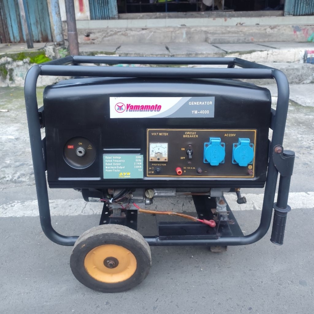 Genset Yamamoto YM-4000 3000 Watt Starter Original