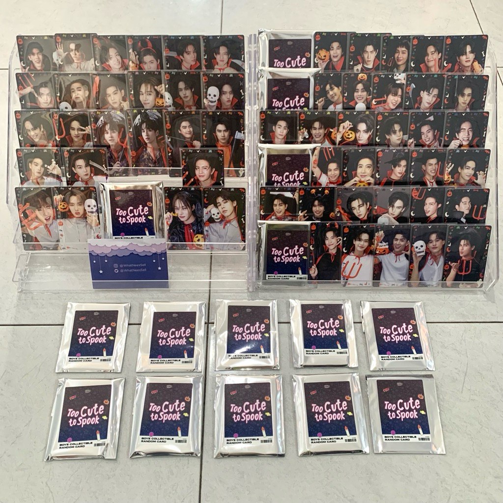 [READY INA] OFFICIAL GMMTV Merchandise Collectible Card / CC / Photocard / PC : TOO CUTE TOO SPOOK /