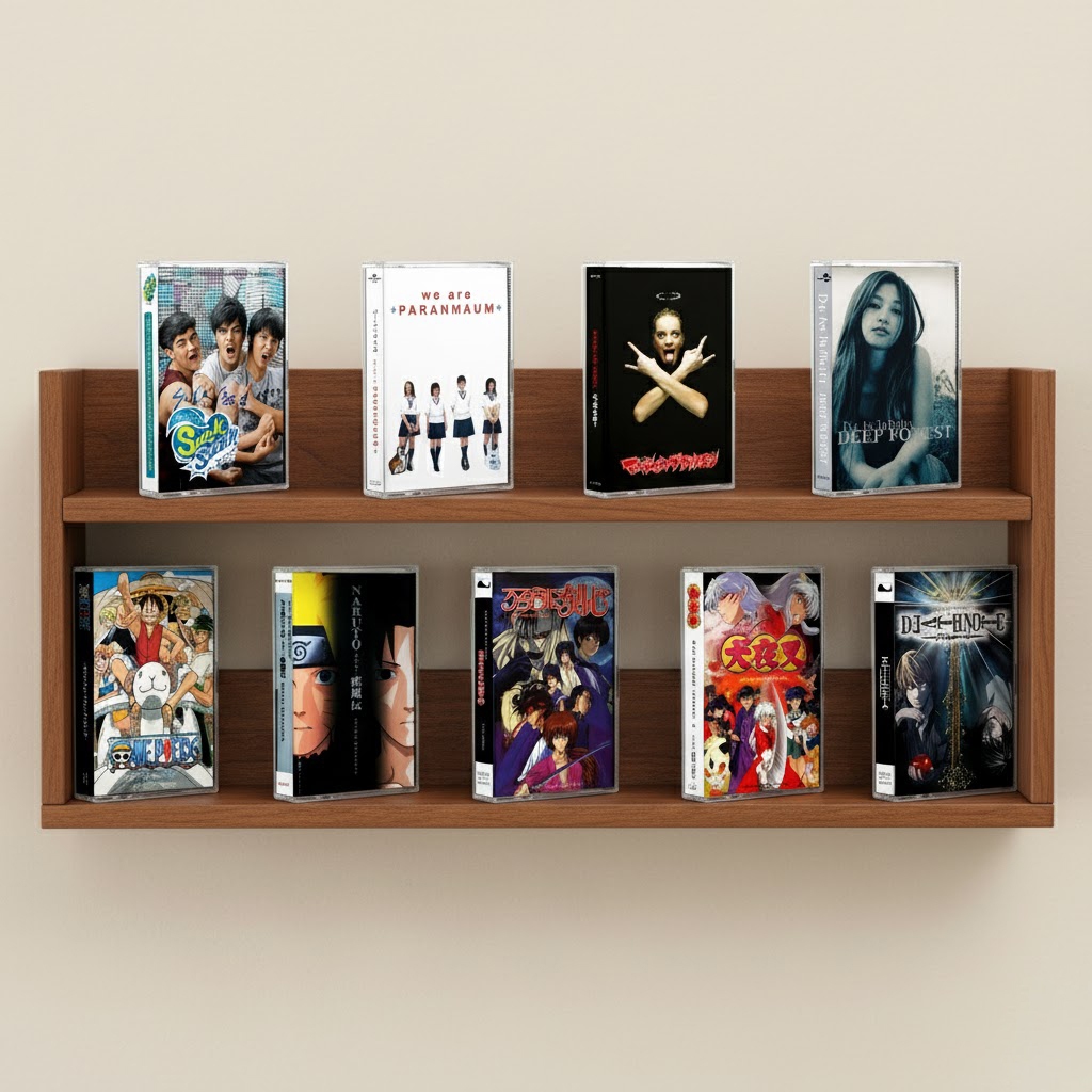 PO Kaset Pita Bootleg Soundtrack - One Piece - Rurouni Kenshin - Inuyasha - Naruto - Suckseed - Lind