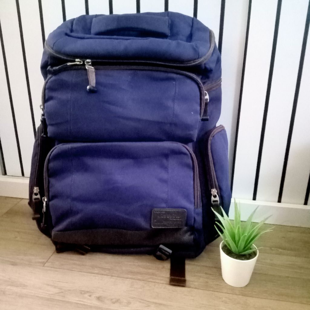 Tas PL Ransel kanvas Genova banyak ruang