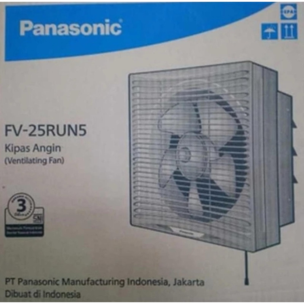 PANASONIC EXHAUST FAN DINDING FV 25RUN - EXHAUST FAN DINDING PANASONIC 10 INCH - VENTILATING FAN PAN