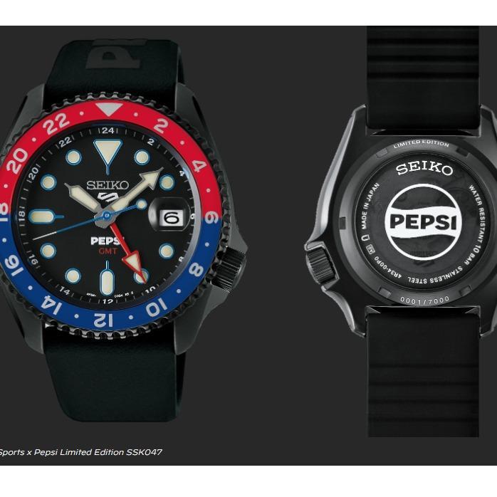 SEIKO PEPSI SSK047K1 JAM TANGAN PRIA ORIGINAL