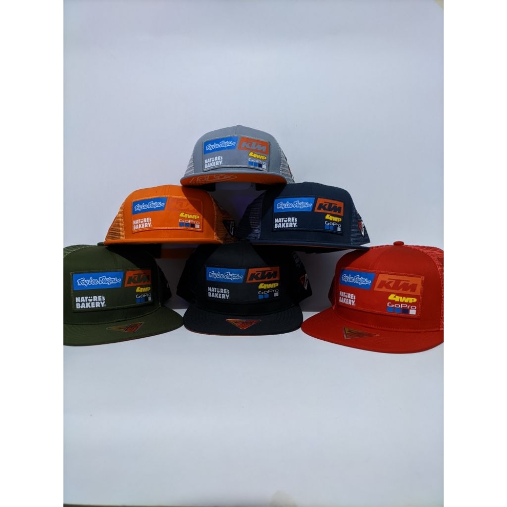 Topi Prtabl Hat TRUCKER KTM Snapback Pria / Wanita Racing KTM Original/bahan premium