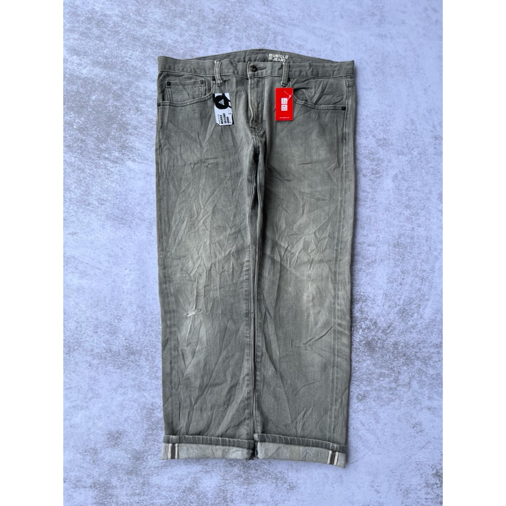 CELANA UNIQLO SELVEDGE JEANS SECOND MURAH
