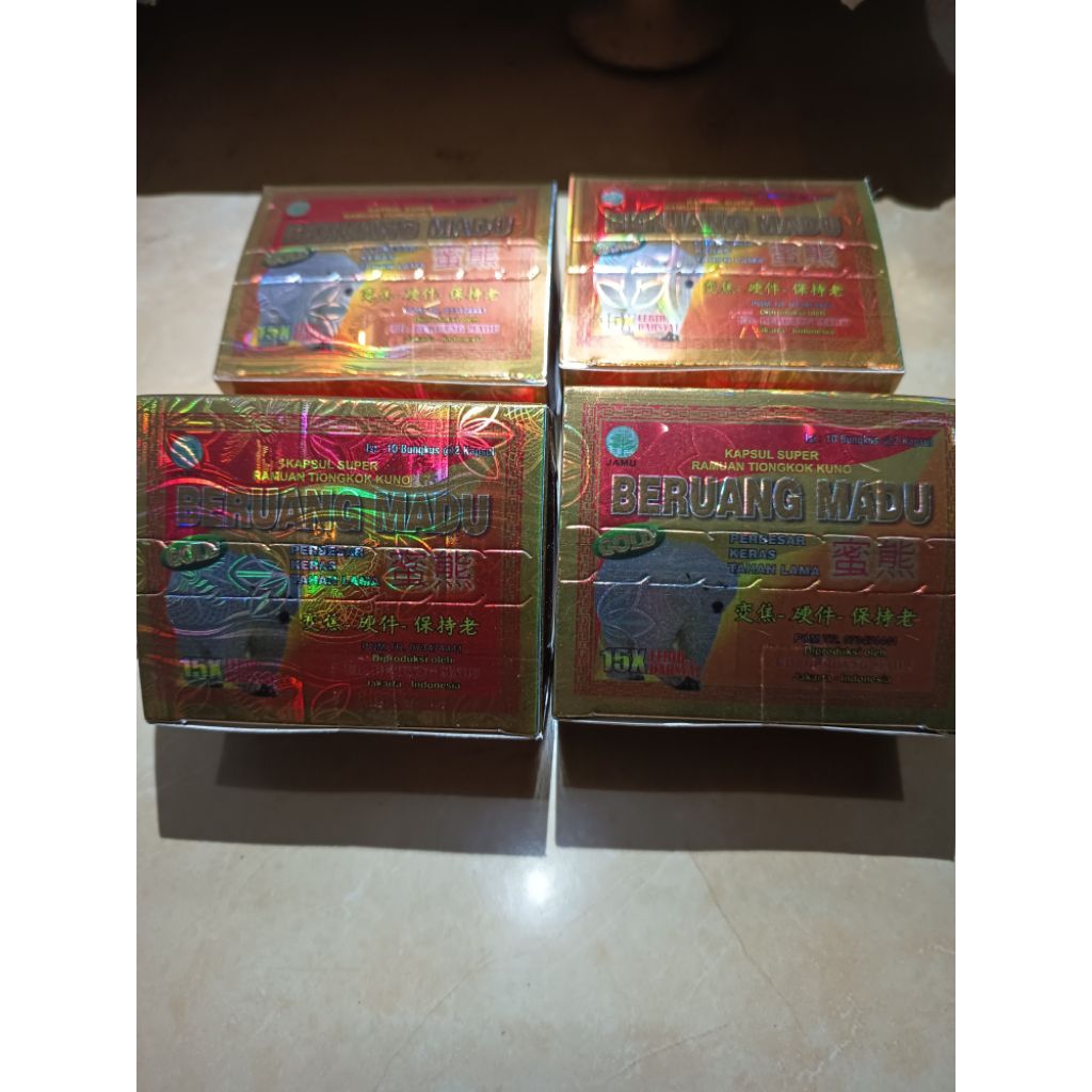 Beruang madu gold kapsul original