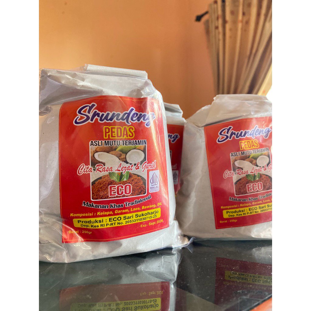 SERUNDENG KELAPA KHAS SOLO (PEDAS)