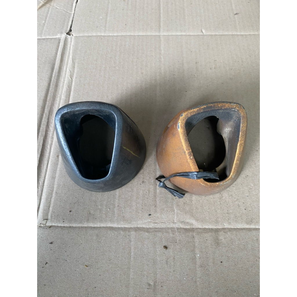 cover tutup corong knalpot satria fu barong facelift original copotan