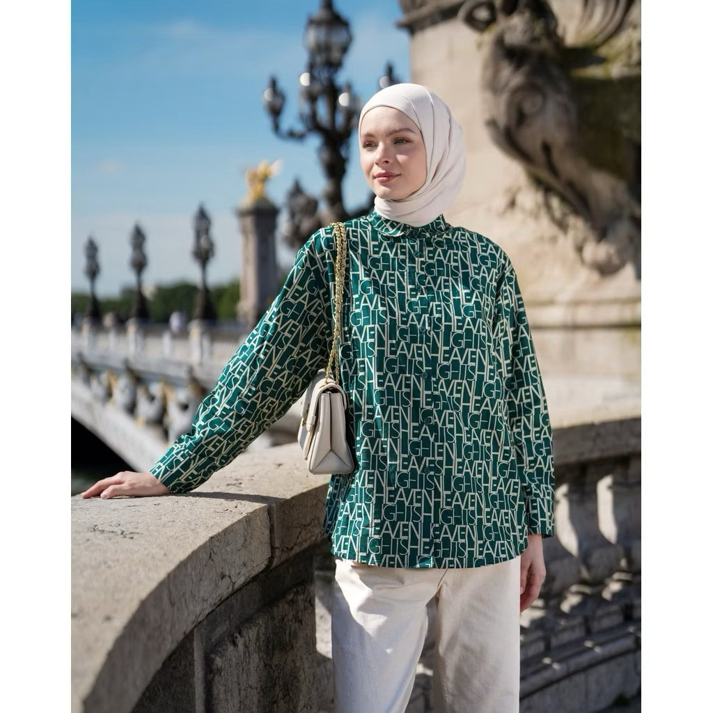 Heaven Lights Rue Shirt Lush L LD 120 NEW