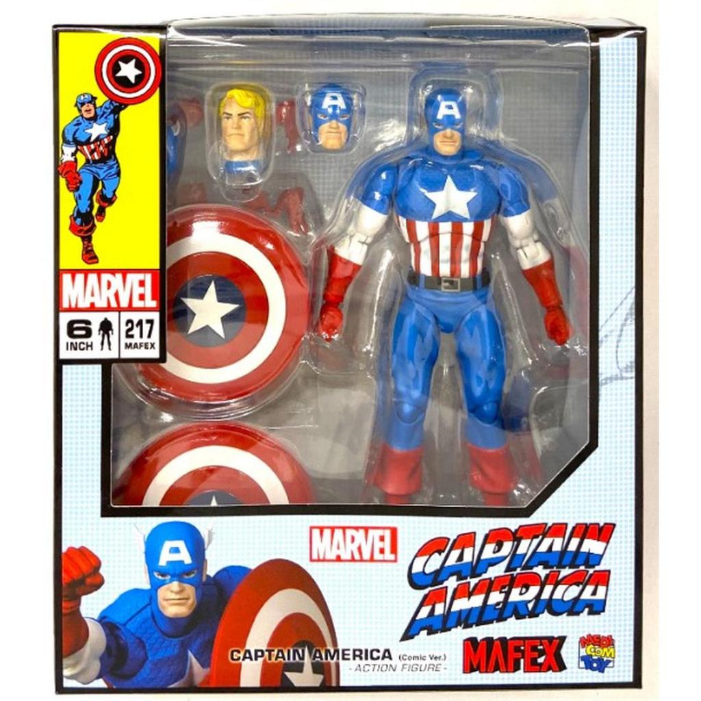 Mafex 217 Captain America Comic Ver Marvel Avengers