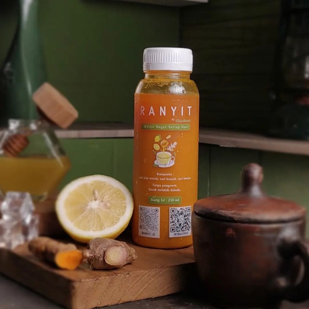 Sari pati / Biang ranyit / ramuan kunyit, jahe merah, lemon