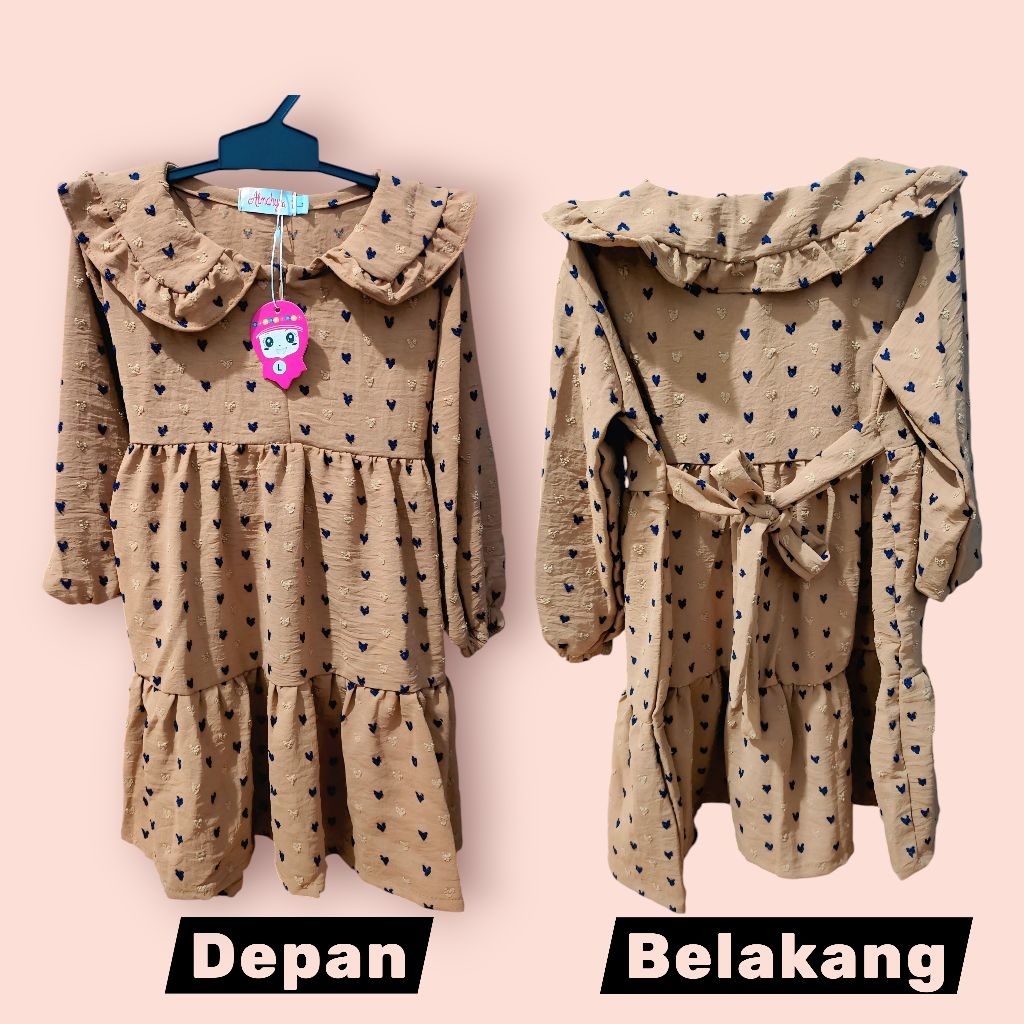 Zayyana Tunik Dress (Gamis Anak) - Merk Almahyra Kids