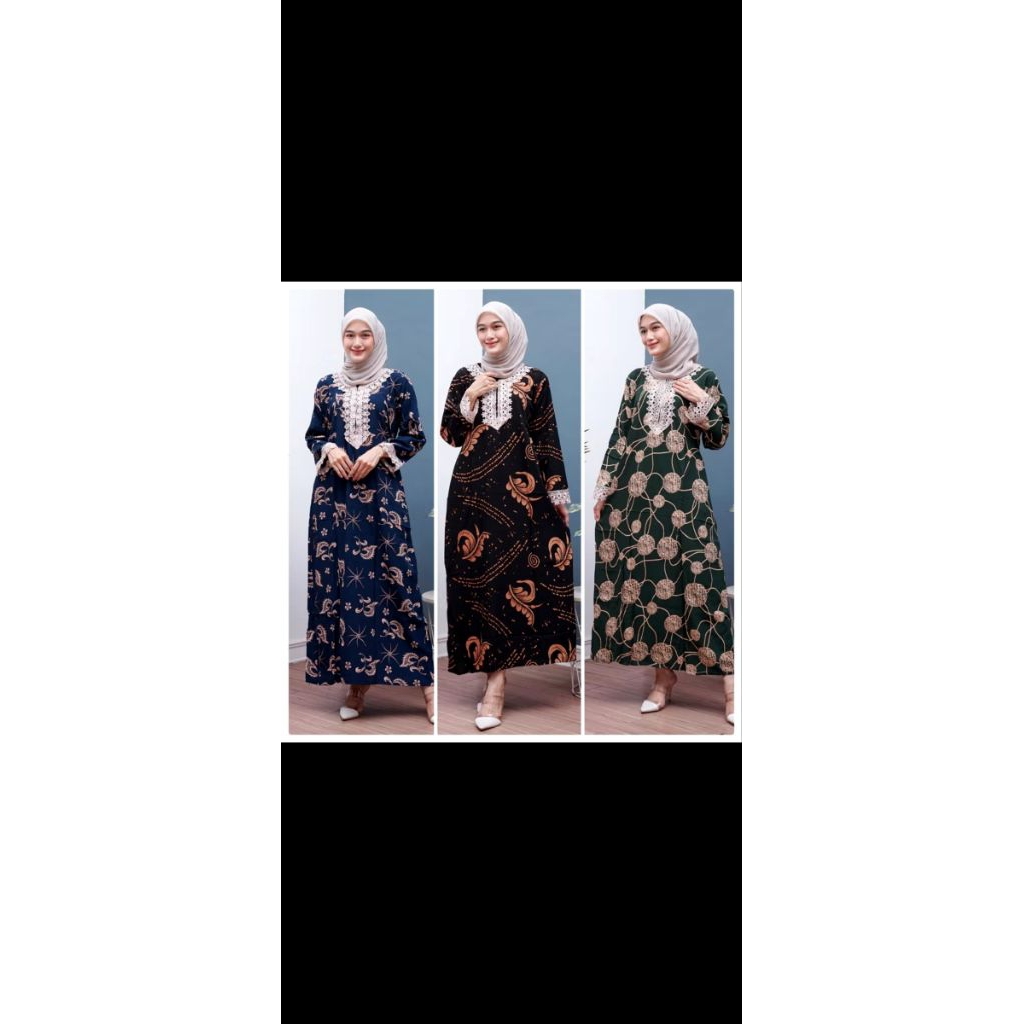 Daster renda panjang// Daster arab panjang// Daster motif