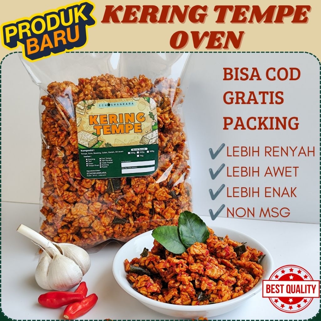 KERING TEMPE OVEN NON MSG 500GR