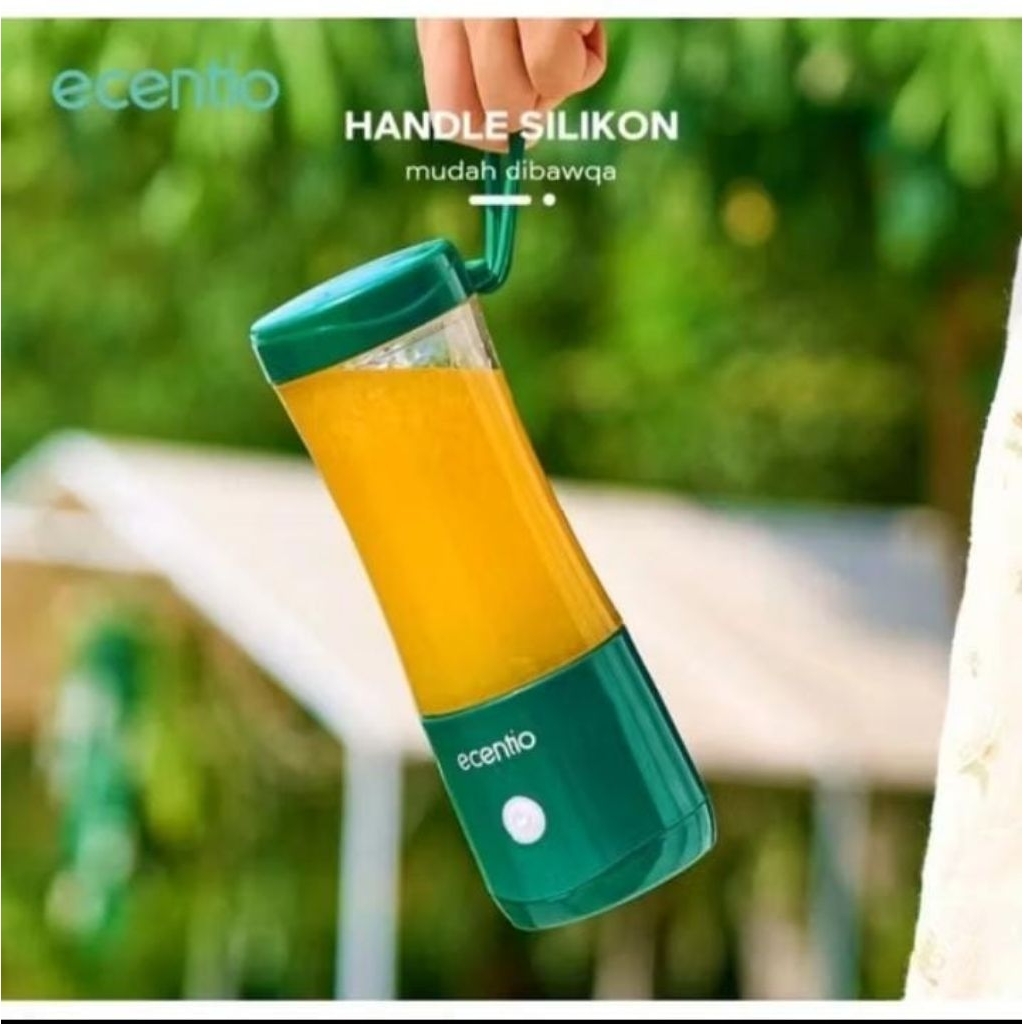 Ecentio juicer 6 mata pisau blender 380ml portable jus juicer USB mini ice Ecentio stainless steel