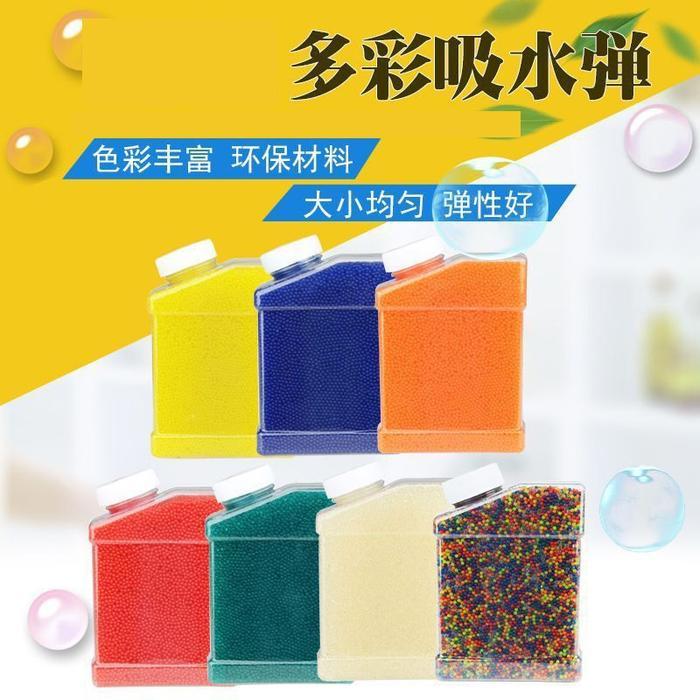 50.000 Peluru Water Gel Blaster dalam Botol Wgb Wgg Waterbeads 7-8 mm