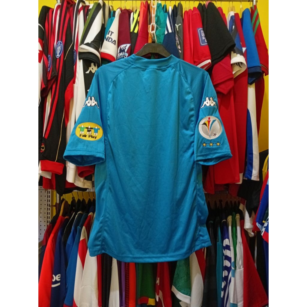 JERSEY BOLA ITALY 2000 HOME BIRU