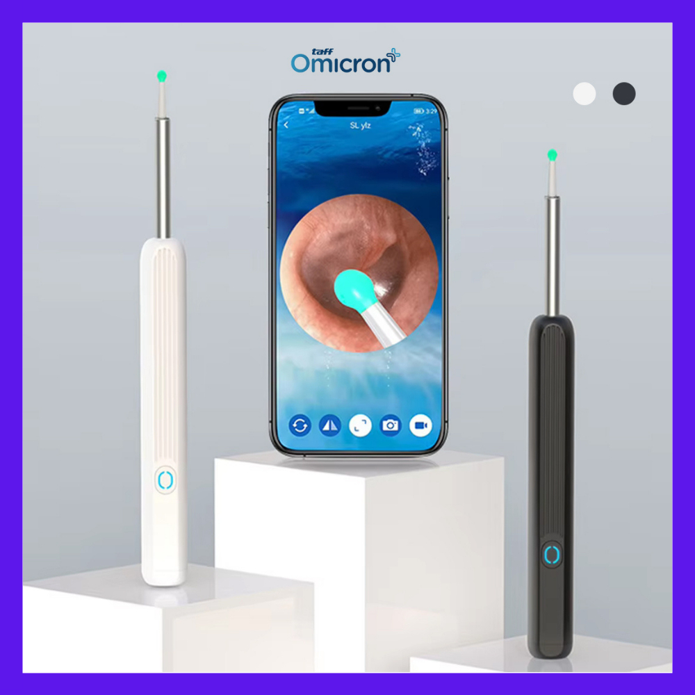 TaffOmicron Kamera Endoskopi Pembersih Telinga Endoscope Wireless Kamera Endoskopi Pembersih Telinga