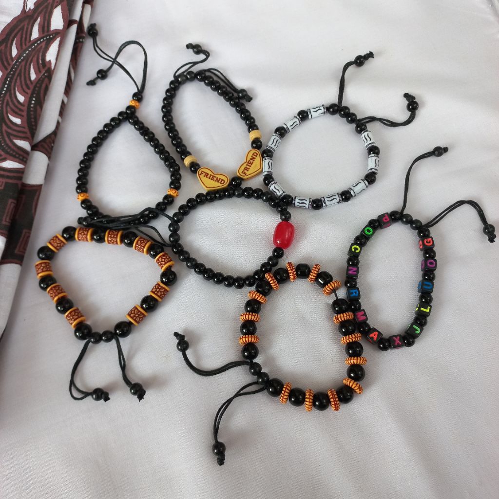 [Cari Jogja] Gelang Jogja Etnik Gelang Viral Bracelet Khas Malioboro Yogyakarta Kayu