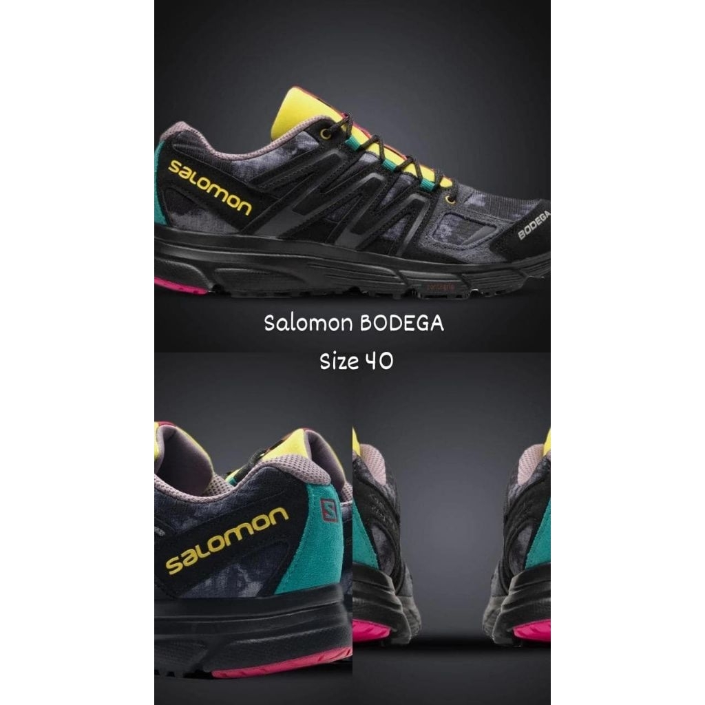 SEPATU TRAIL RUNN SALOMON X BODEGA X MISSION 4 Sepatu Gunung trekking