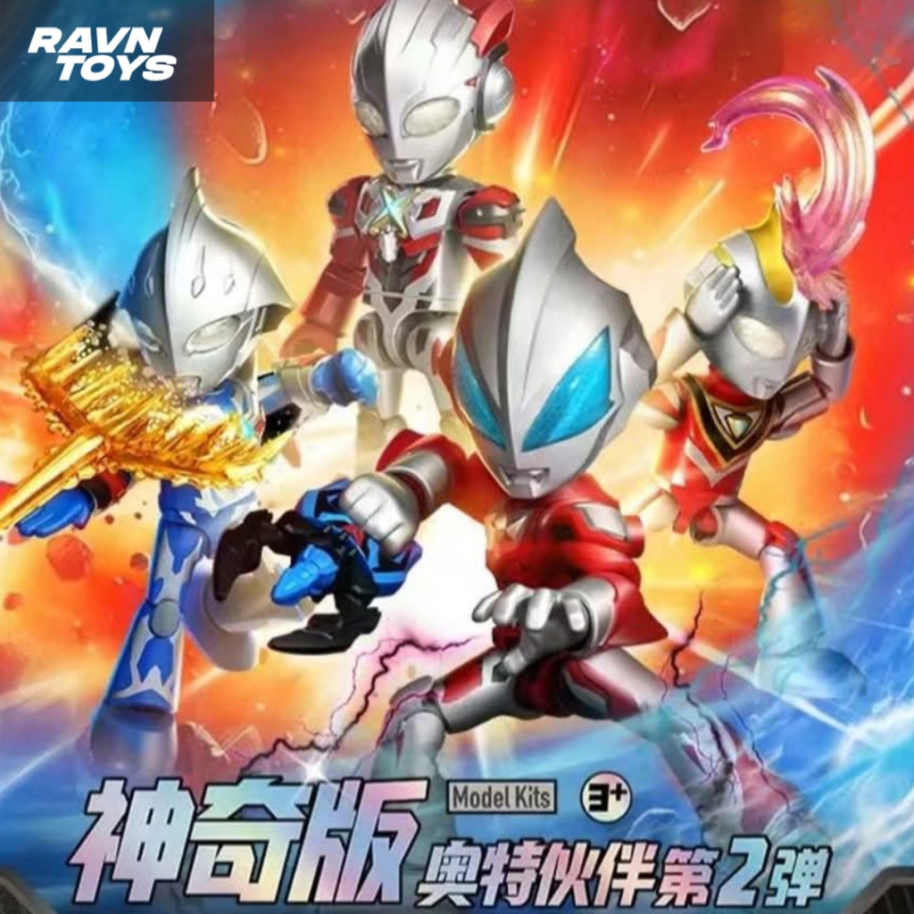 ULTRAMAN PRECOOL 02 - ULTRAMAN X, GAIA, NEXUS JUNIS BLUE, GEED MODEL KIT
