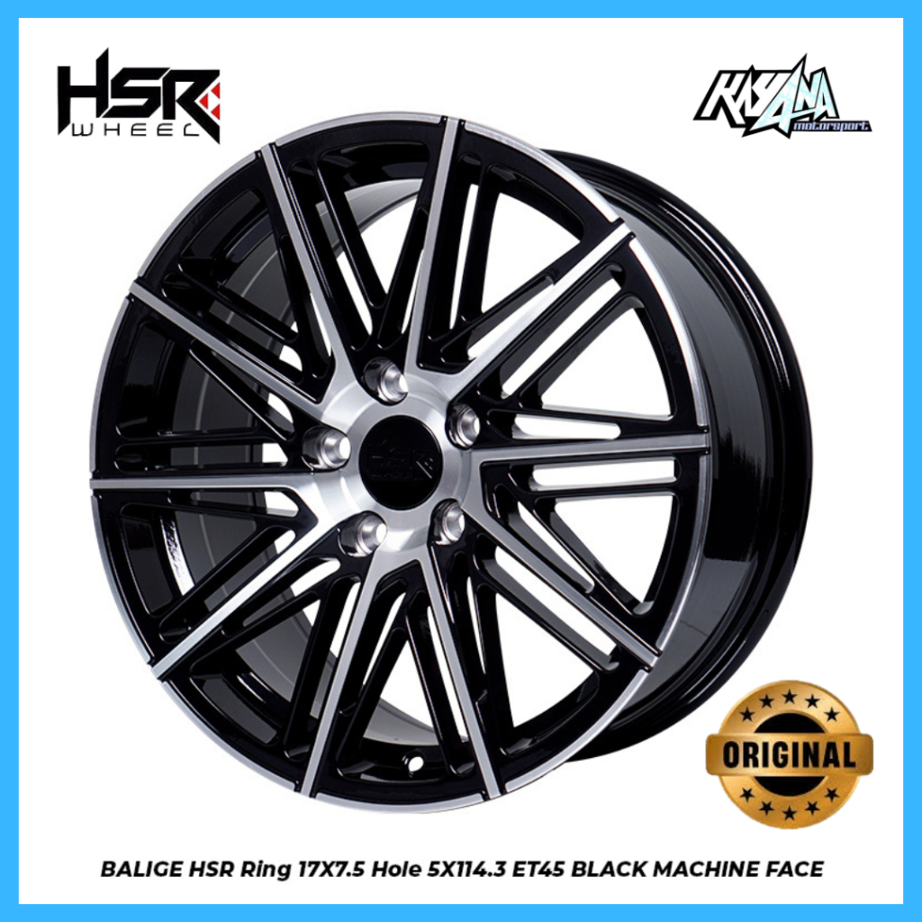 Velg Mobil Racing Ring 17 HSR Balige Buat Innova Hrv Xpander Suzuki Xl7 dll