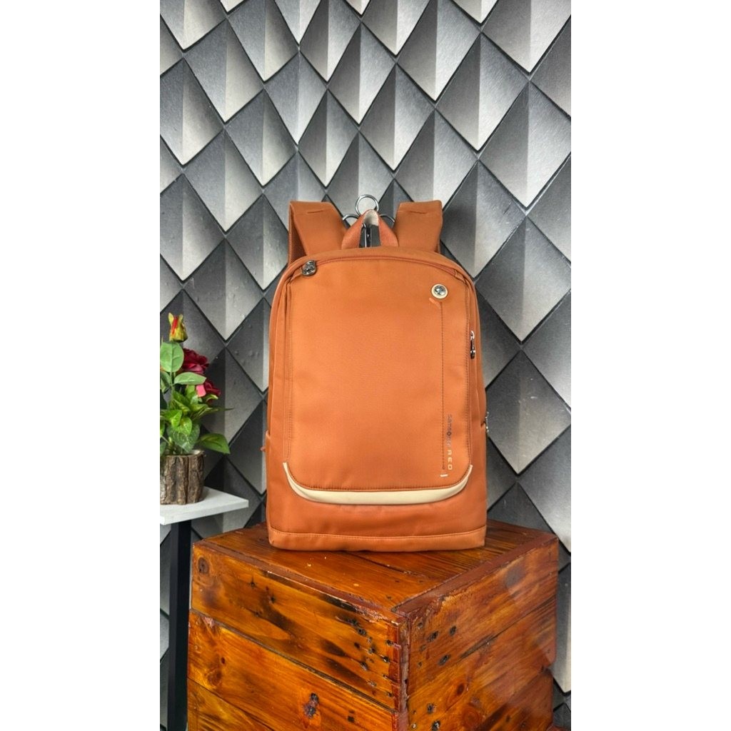 samsonite red buttonism bagpack