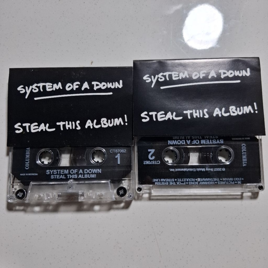 Kaset Pita Musik System Of A Down - Steal This Album