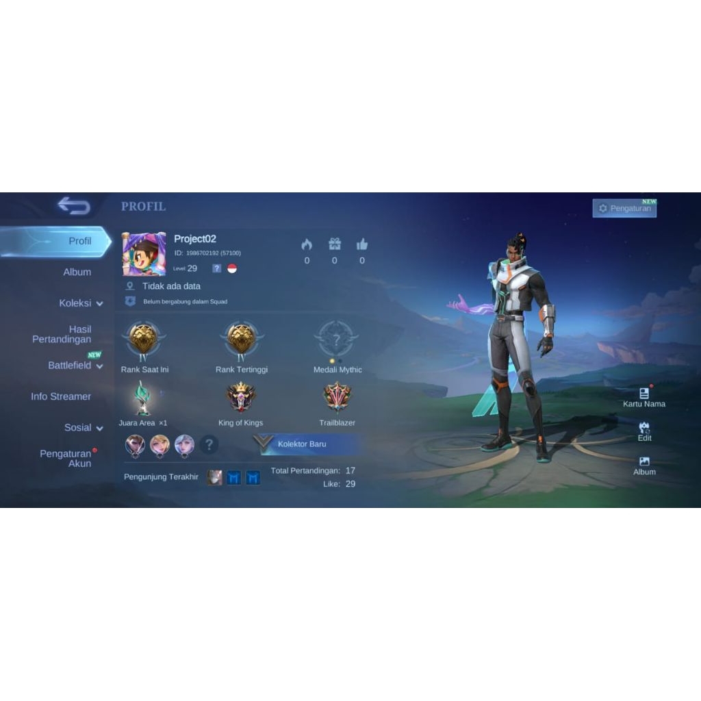 AKUN  MLBB ADVANCE SEVER  Kolektor murah meriah