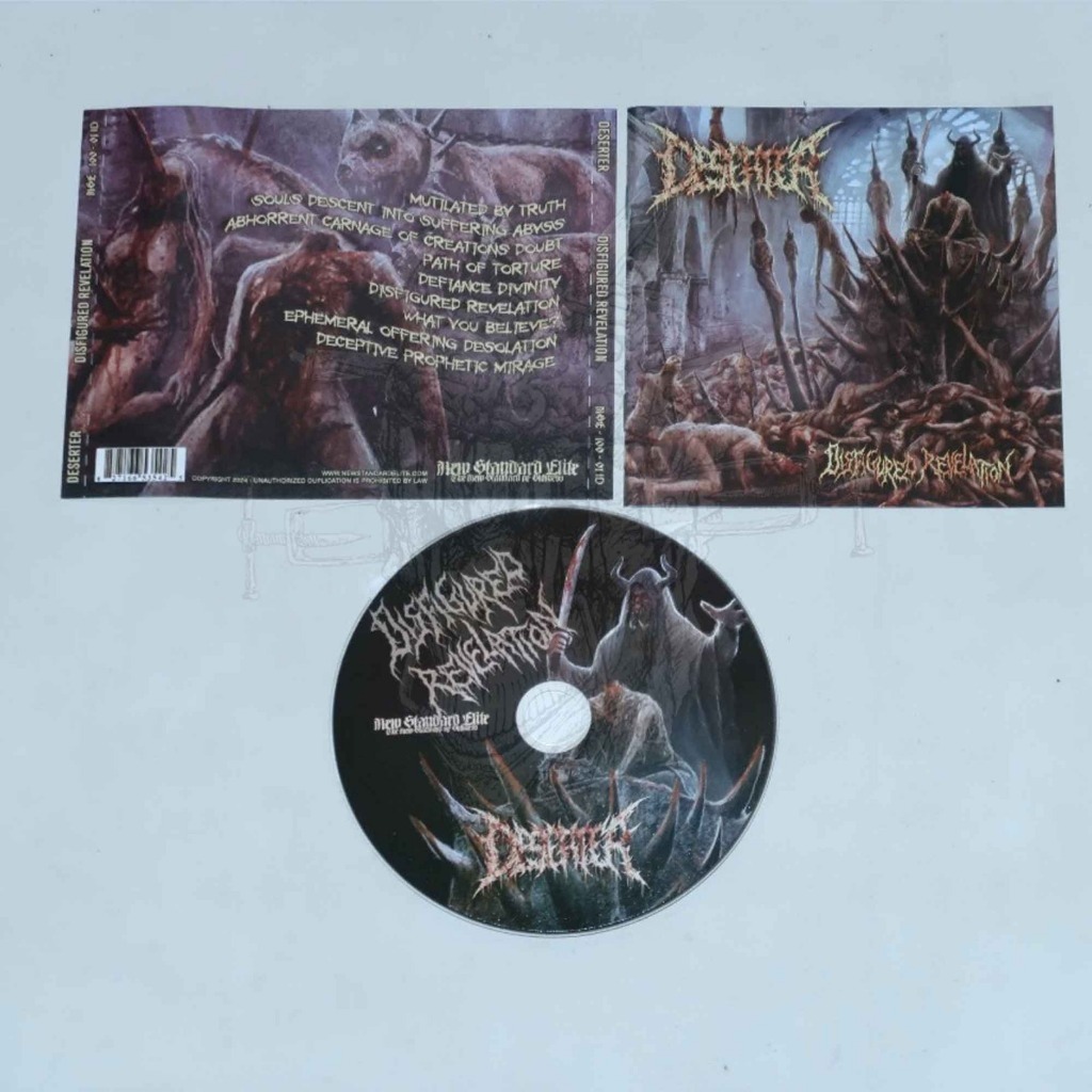 DESERTER - Disfigured Revelation / Cd musik / cd band metal original