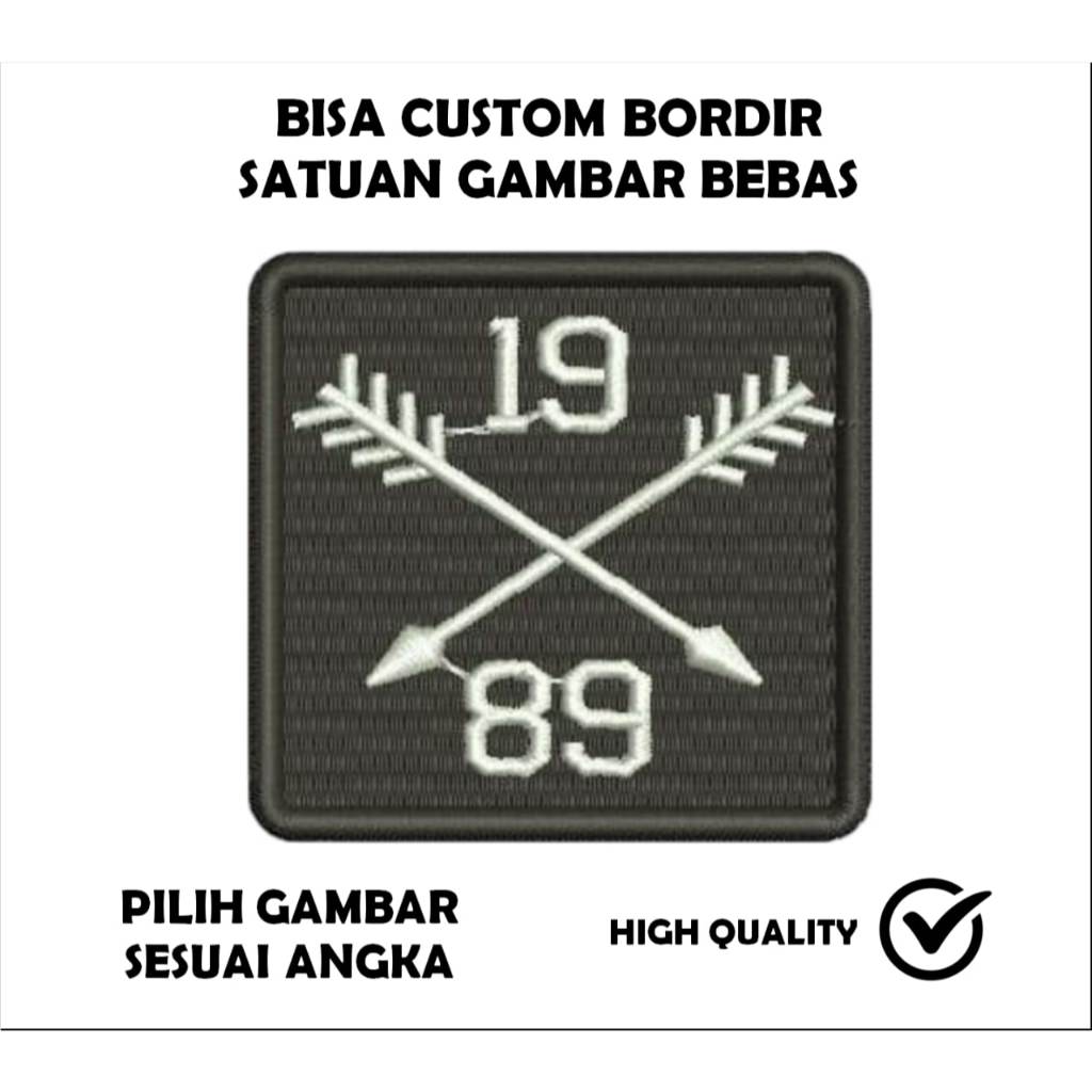 Emblem Patch Bordir Logo EIGER - IBP