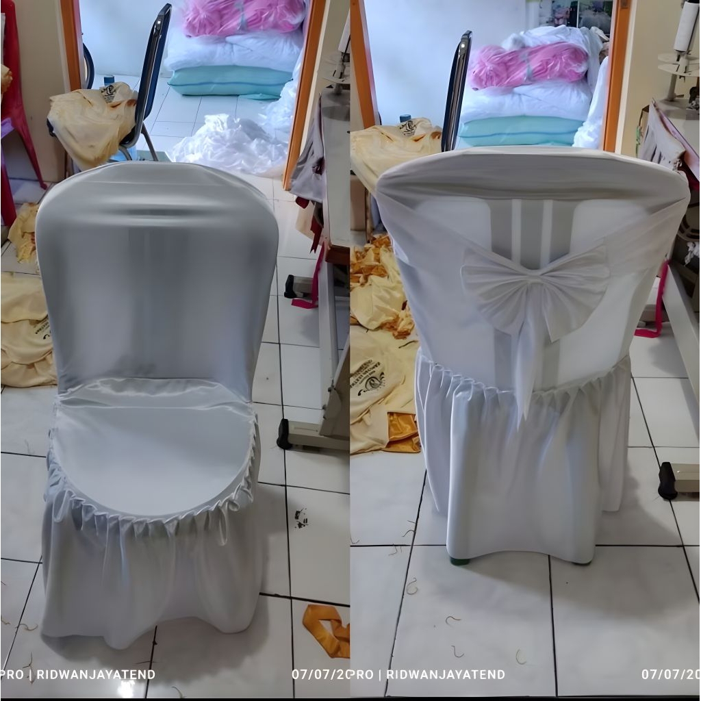 Sarung kursi napoly 100,101,102,209 pita/Sarung kursi napoly plastik pita kain filamin