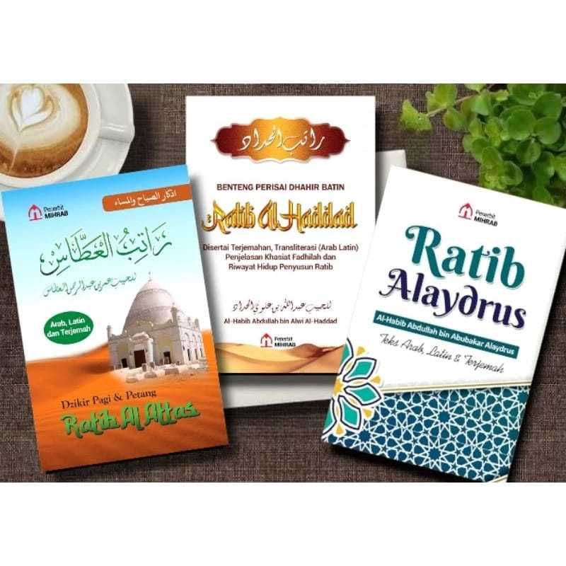 Paket 3 Buku Ratib Ukuran A6 Saku Latin Dan terjemah (AZ)