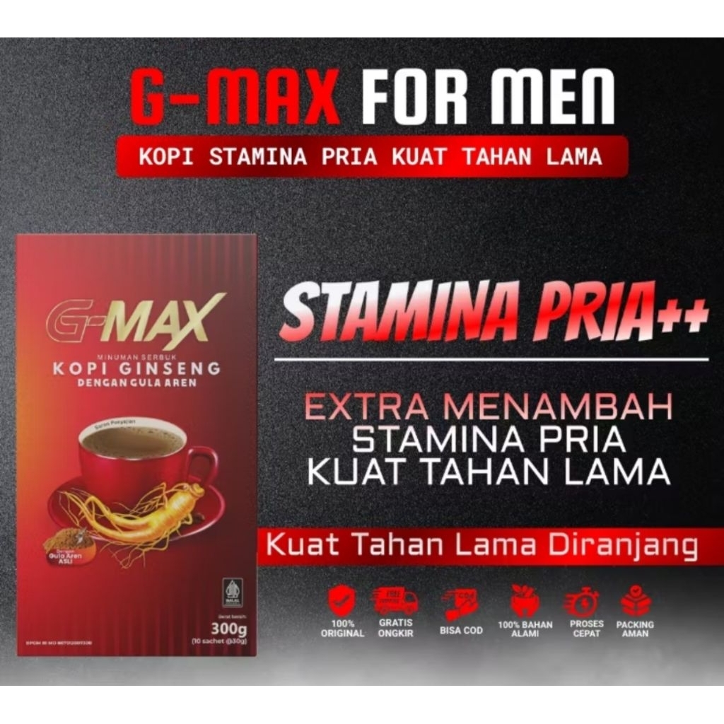 kopi stamina pria gmax