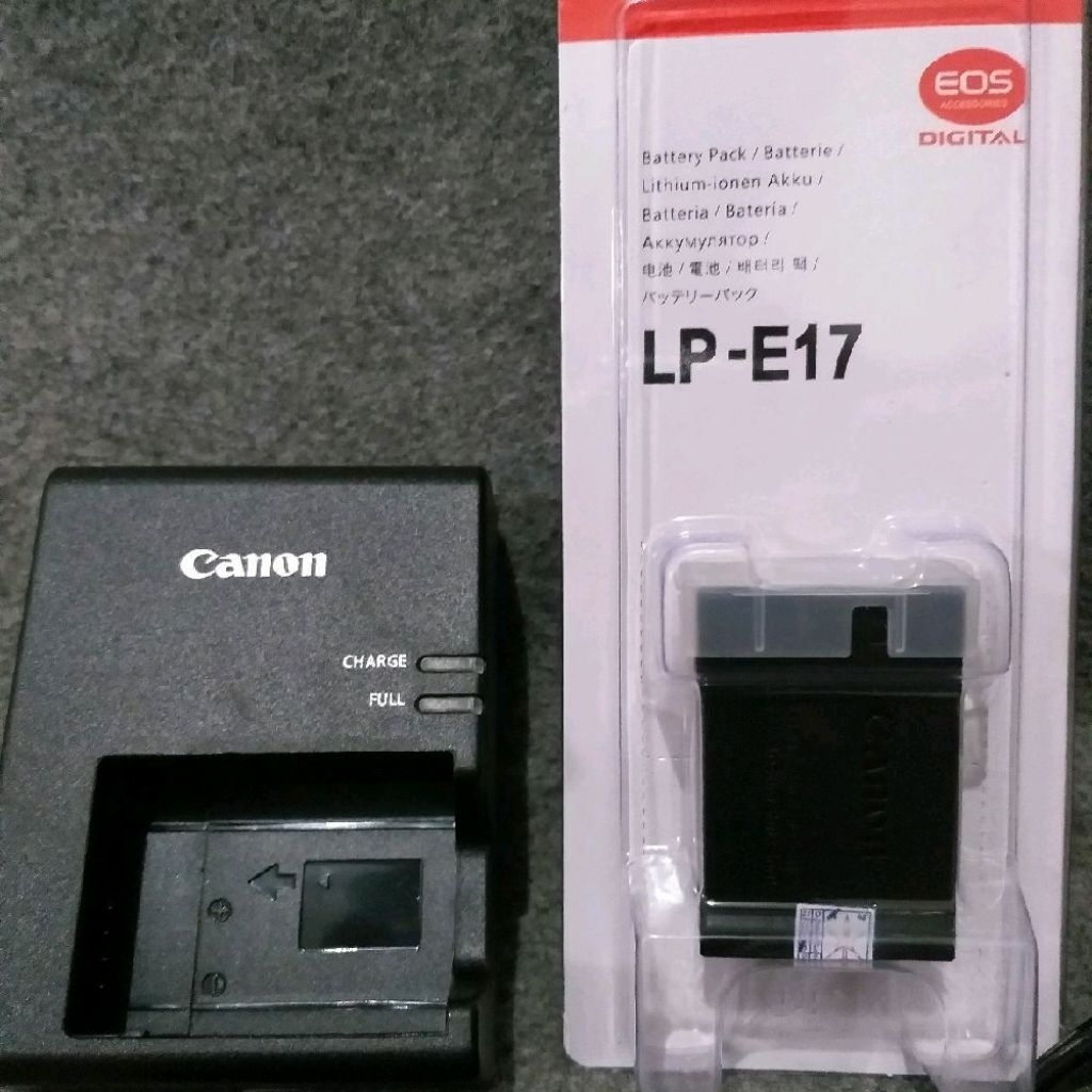 Baterai Canon + Charger Canon EOS 750D, 760D, 800D, 850D, 77D