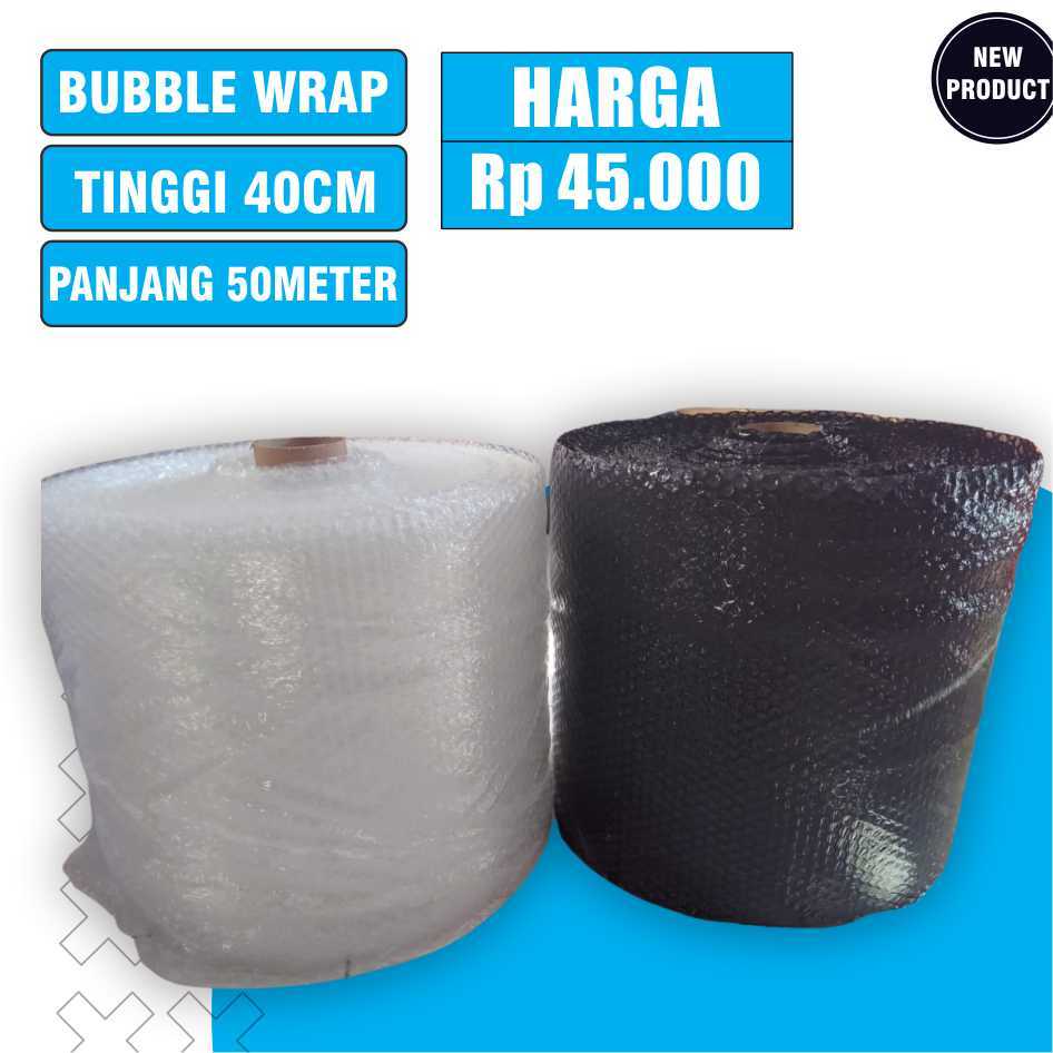 Bubble wrap khusus cirebon ukuran 40 cm x 50m