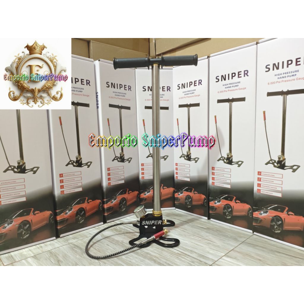 Pompa PCP Kaki Lipat Butterfly Kupu kupu Camber Besar Tekanan 6000psi, Pompa PCP Original Asli Impor