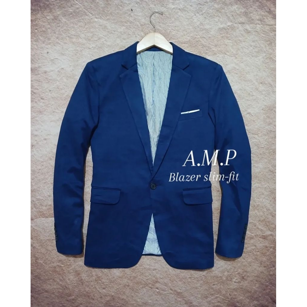 Jaz blazer keren A.M.P model slimfit second/bekas/preloved