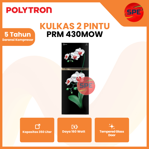 Kulkas 2 Pintu Polytron PRM430 Polytron PRM 430 MOW