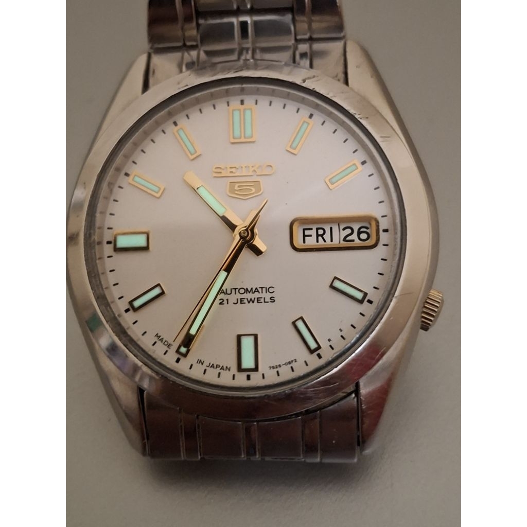 SEIKO 5 Automatic 7S26-03B0 Jam Tangan Pria second 1483