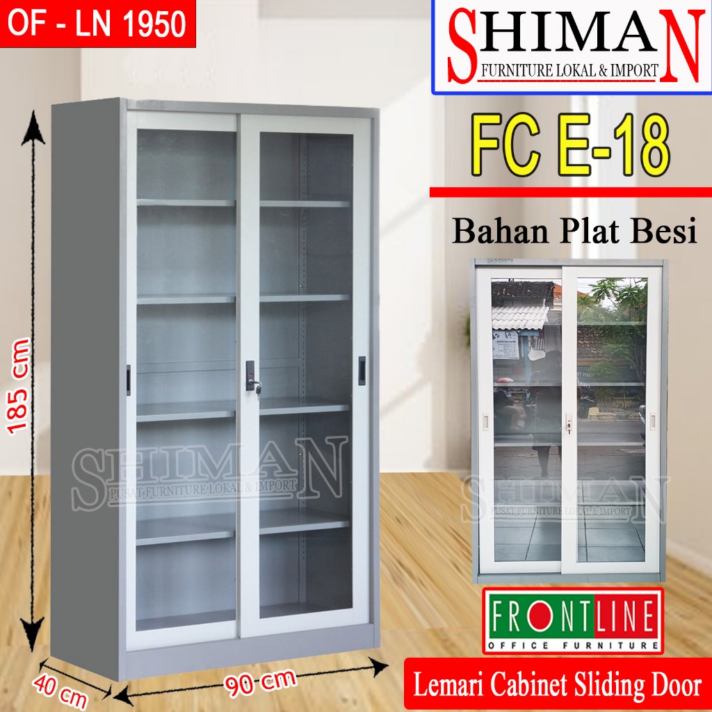 Lemari Arsip FC E18 Sliding Door Frontline | Lemari Cabinet