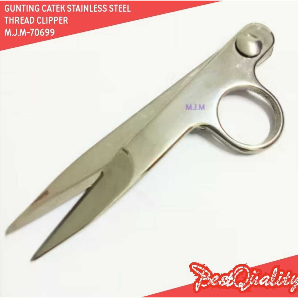 ( Stainless Steel ) Gunting Potong Benang Jahit Thread Clipper - Cekris Cutter Mesin Jahit M.J.M-706