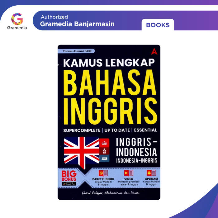 Gramedia Banjarmasin - Kamus Lengkap Bahasa Inggris
