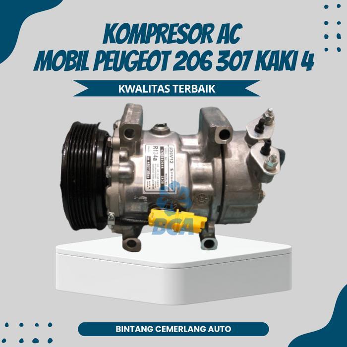 KOMPRESOR AC MOBIL PEUGEOT 206 307 KAKI 4