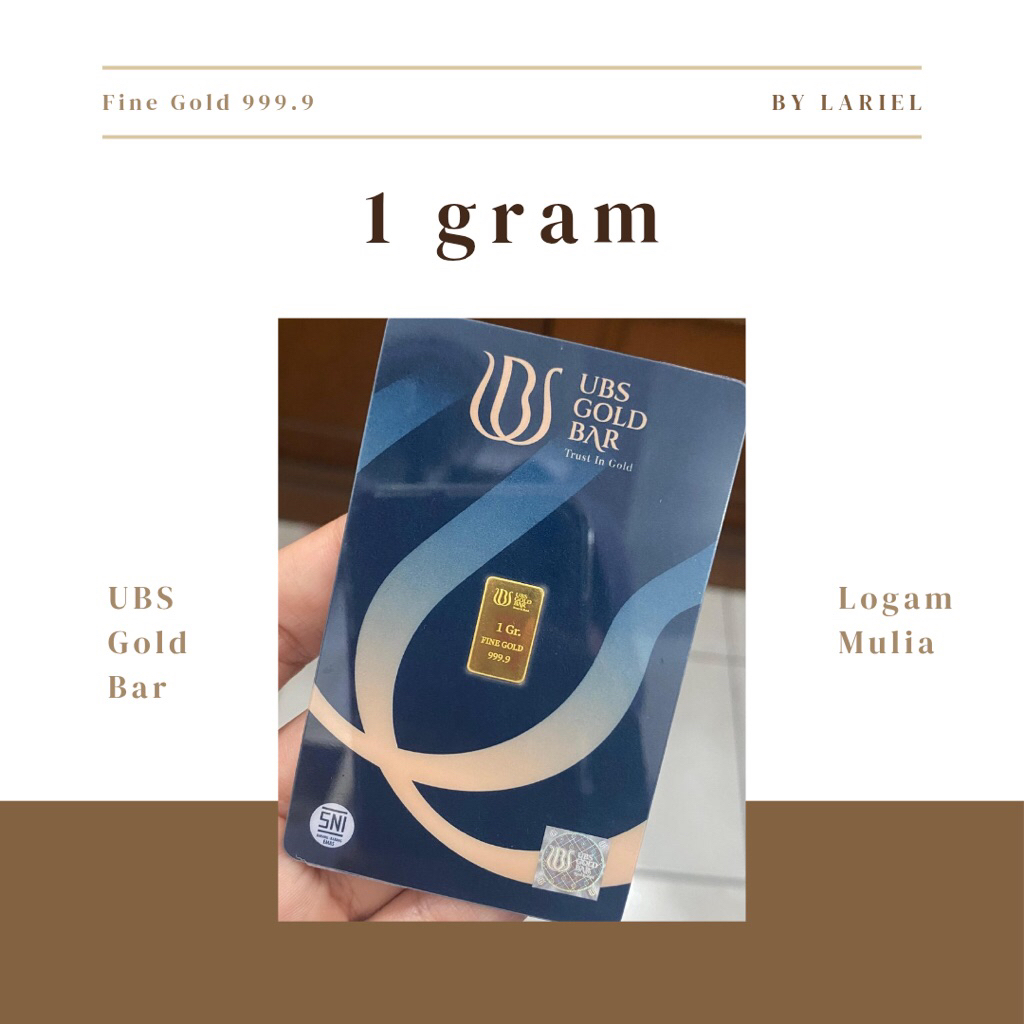 Emas UBS Logam Mulia - 1 gram