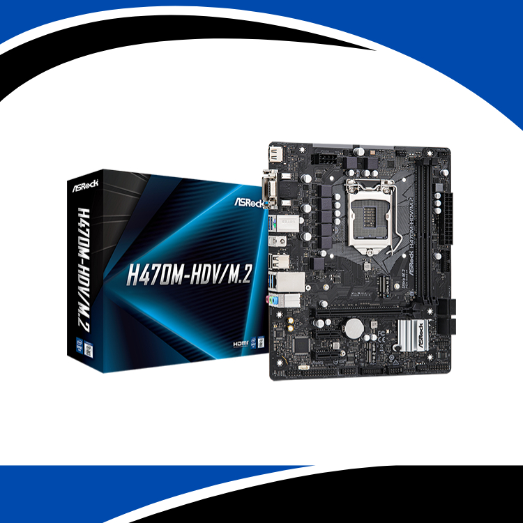 ASROCK H470M-HDV/M.2 | Motherboard Intel H470 LGA 1200 Micro ATX
