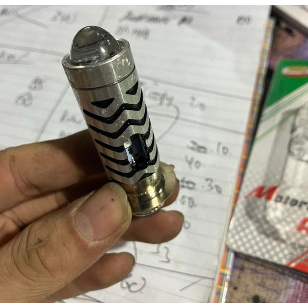 Lampu LED H6 Laser super terang putih / kuning