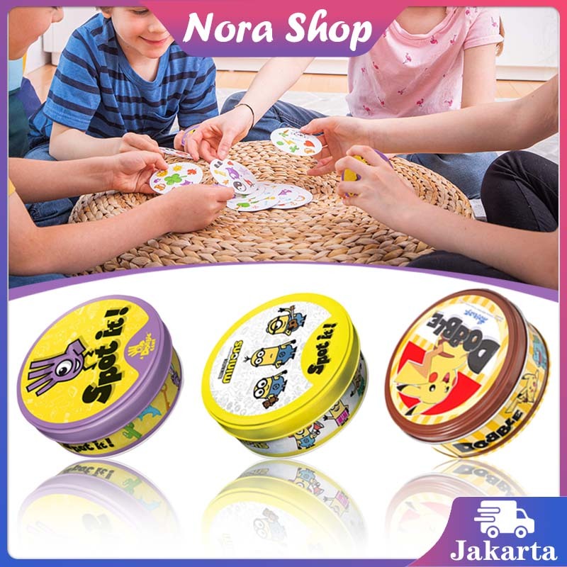 Kartu Spot It / Spot It Card Game / Kartu Spot It / Spot It Board Game