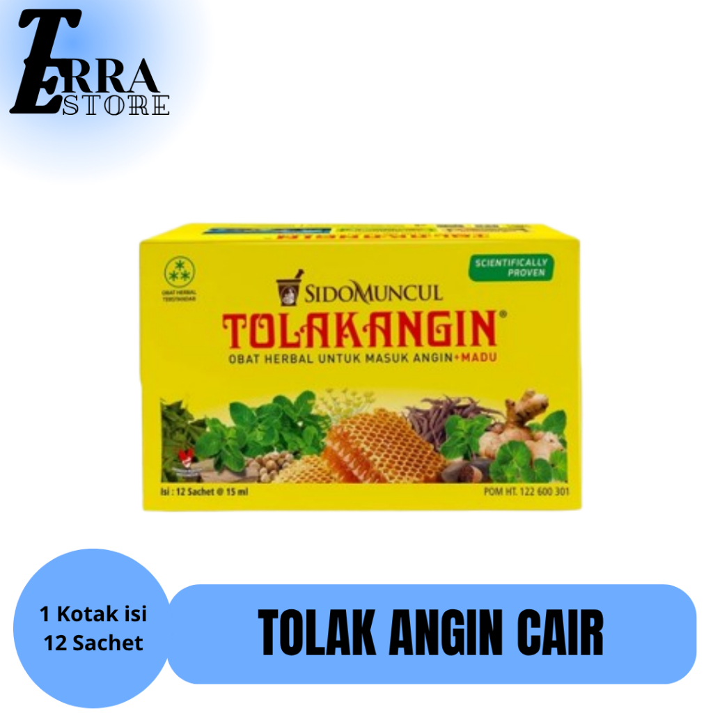 TOLAK ANGIN / TOLAK ANGIN CAIR PLUS MADU / Tolak Angin Cair 1 Box isi 12 Sachet